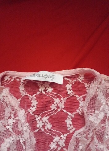 Adil Işık Bluz dantelli crop