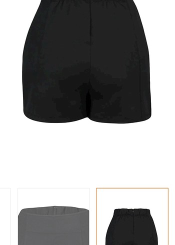 32 Beden siyah Renk Siyah Trendyolmilla Şort Mini Etek