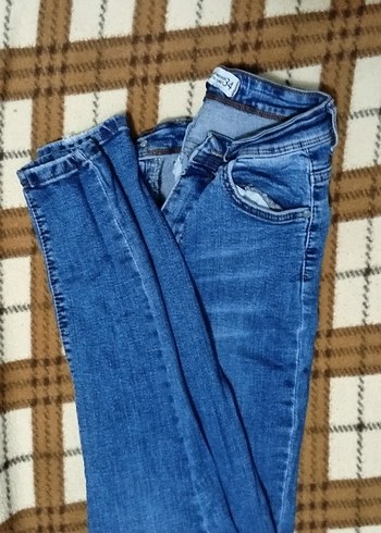 Kadın Mavi Regular Fit Denim Pantolon - Görsel 2