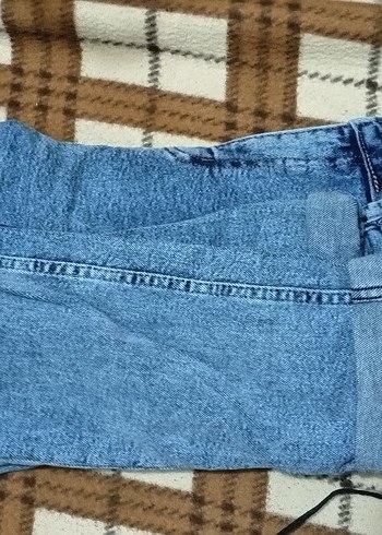 Gri Mavi Kadın Rahat Kesim Jean - Görsel 2