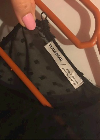 Pullandbear Transparan Mini Elbise - Görsel 6