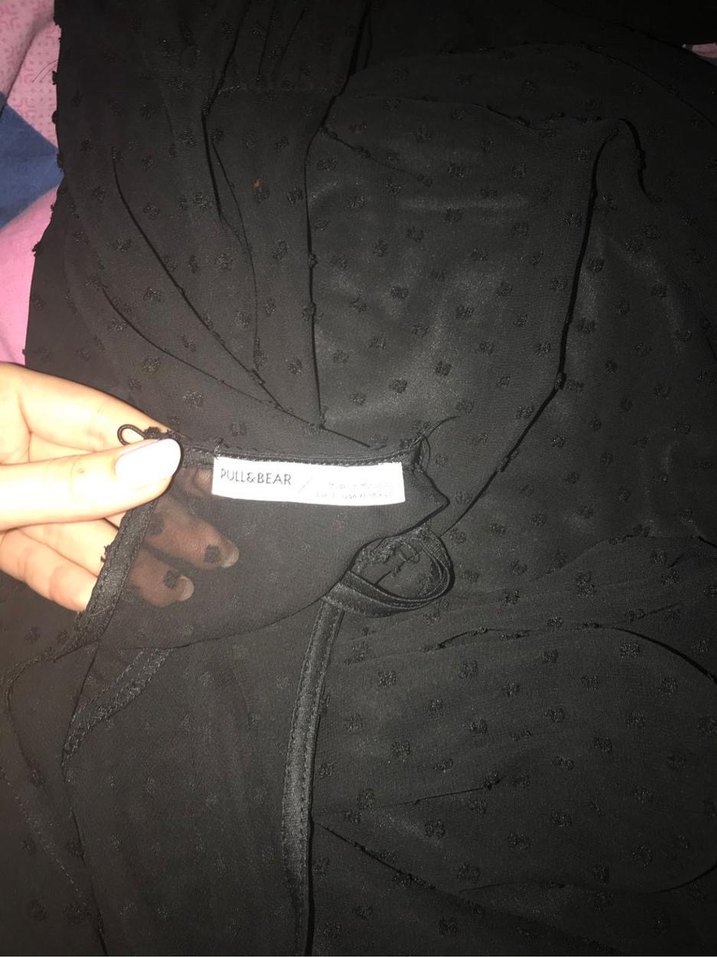 Pullandbear Transparan Mini Elbise - Görsel 4