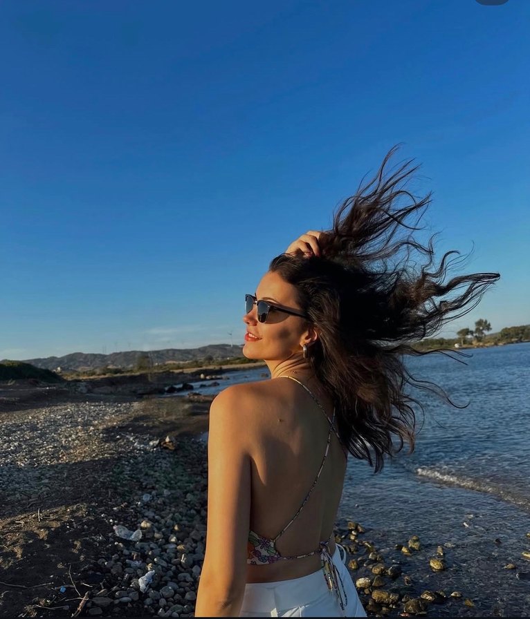 ZARA Çiçek Desenli Bohem Kısa Crop Top - Görsel 2