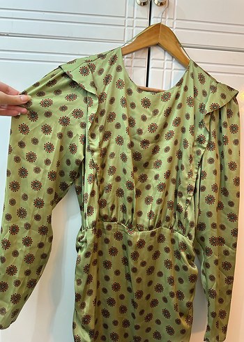 ADL Uzun Kollu Mini Elbise - Görsel 6