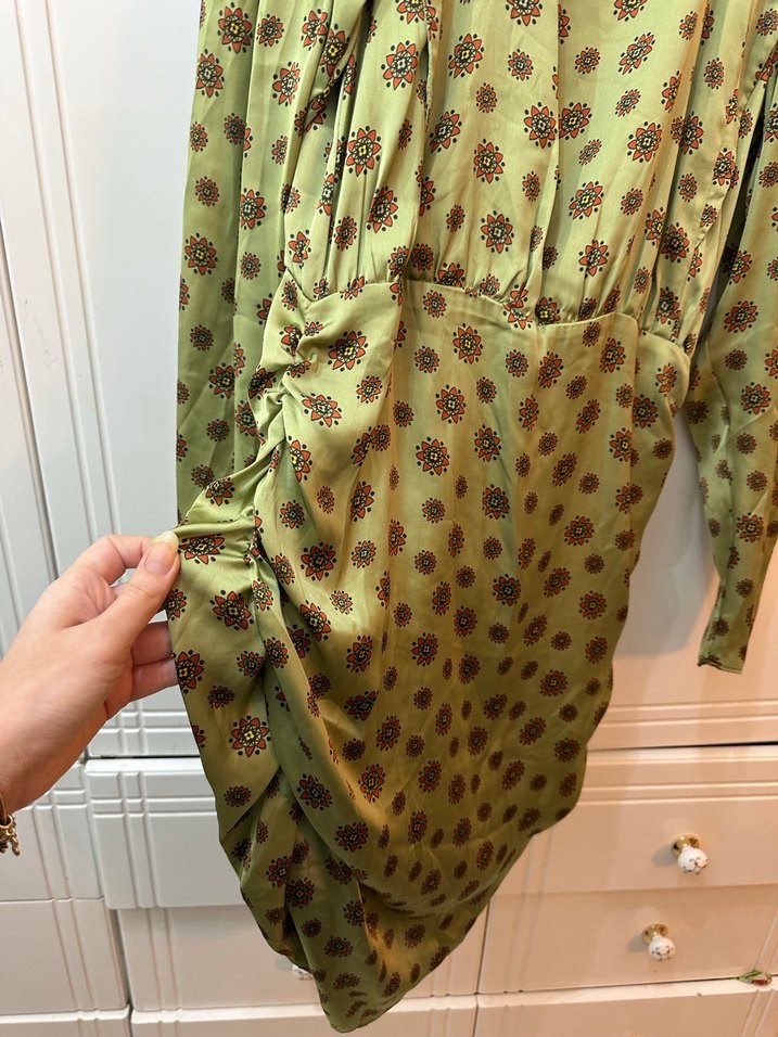 ADL Uzun Kollu Mini Elbise - Görsel 5