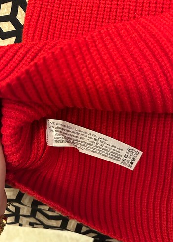 Zara Kırmızı Triko Etek - Görsel 6