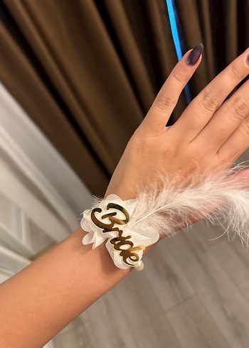 Gelinlik Set Halinde Bride Ve Nedime Bilekliler