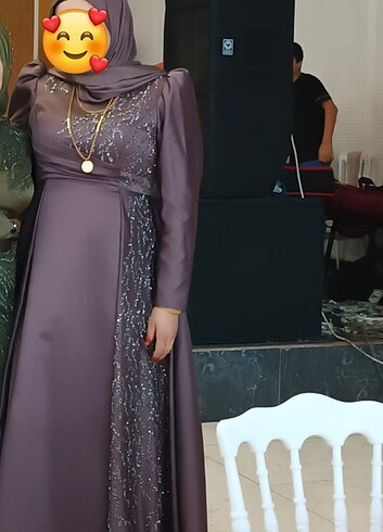 Koyu kahve çok ağır bı saten sbiye