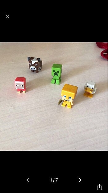  Minecraft mini figür