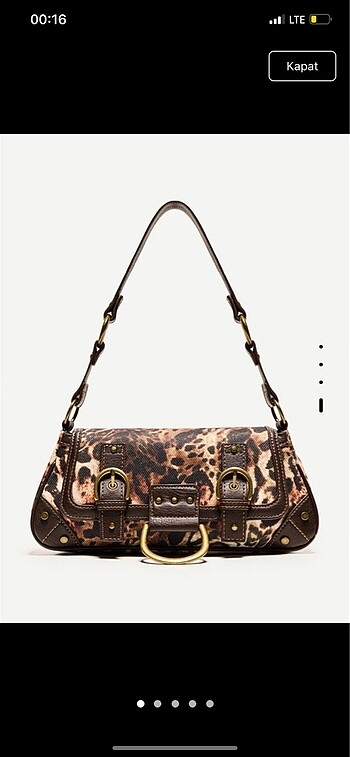 Bershka leopar çanta ari yoru mmm