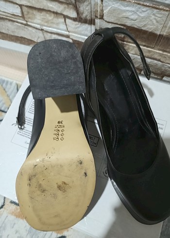 Kadın Siyah Platform Topuklu Ayakkabı - Görsel 6