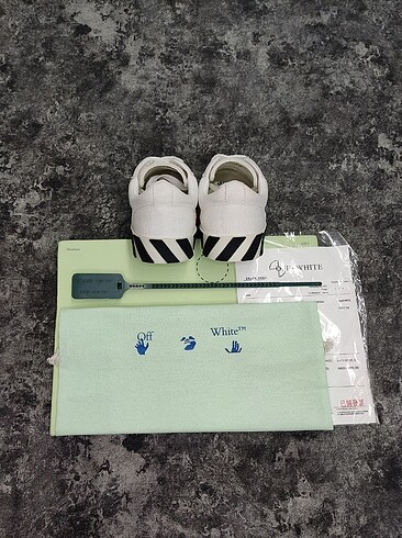36 Beden Off White Vulcanized Low-Top