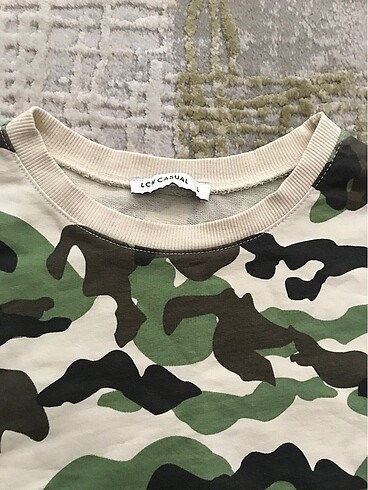 l Beden Beli lastikli sweatshirt