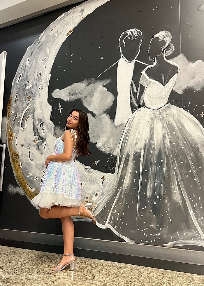 Parıltılı Düğün Elbisesi - Görsel 5