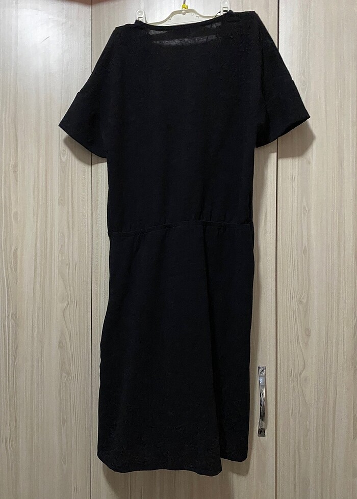 Ltb siyah kumaş elbise - Görsel 4