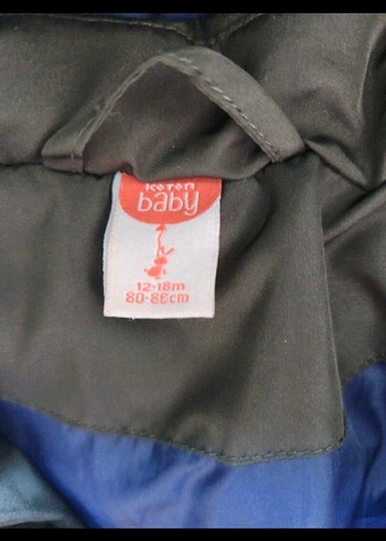 Fermuarlı Koyu yeşil Erkek Çocuk Mont - Görsel 3