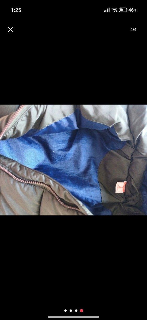 Fermuarlı Koyu yeşil Erkek Çocuk Mont - Görsel 4