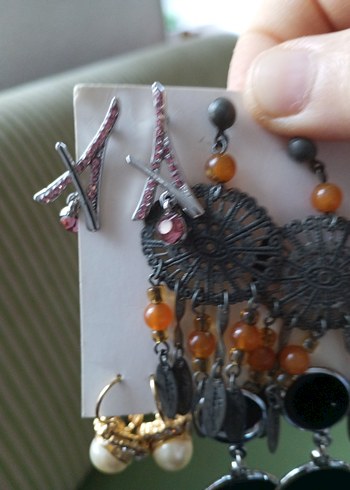 Bohem Renkli Boncuklu Mini Küpeler - Görsel 5