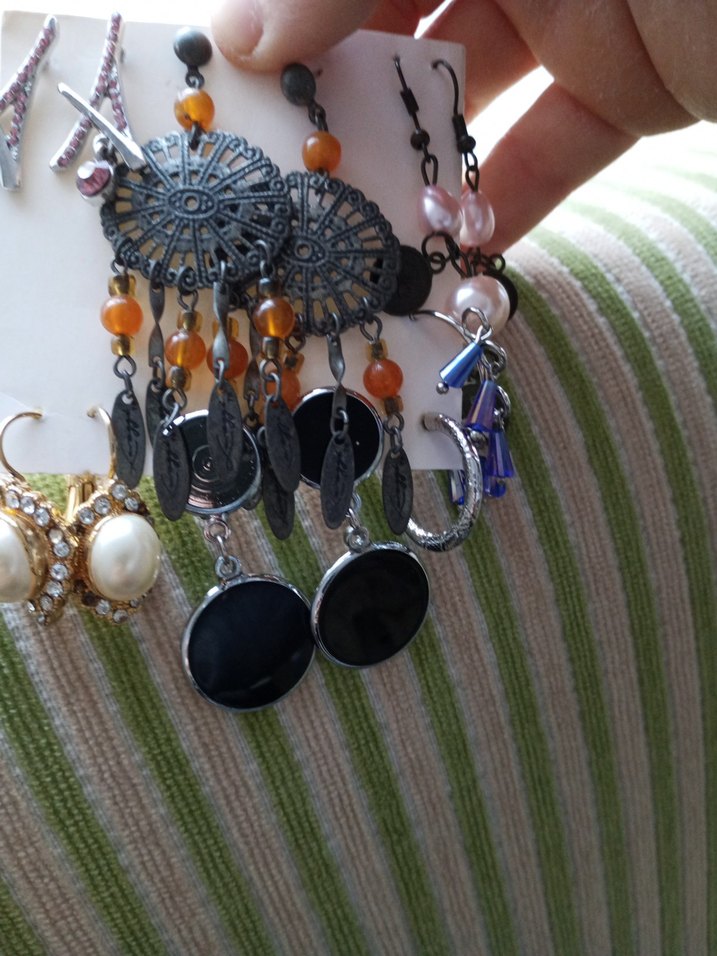 Bohem Renkli Boncuklu Mini Küpeler - Görsel 2