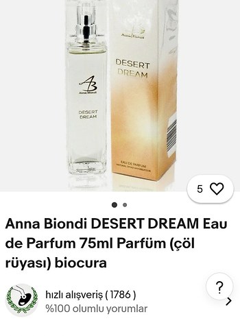 Anna Blondi Desert Dream Kadın Parfümü - Görsel 8