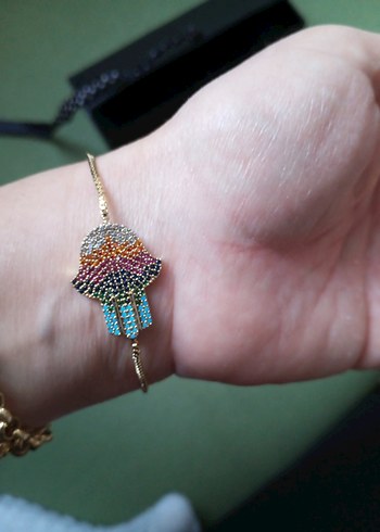 Bohem Çok Renkli Boncuklu Kadın Bileklik - Görsel 2