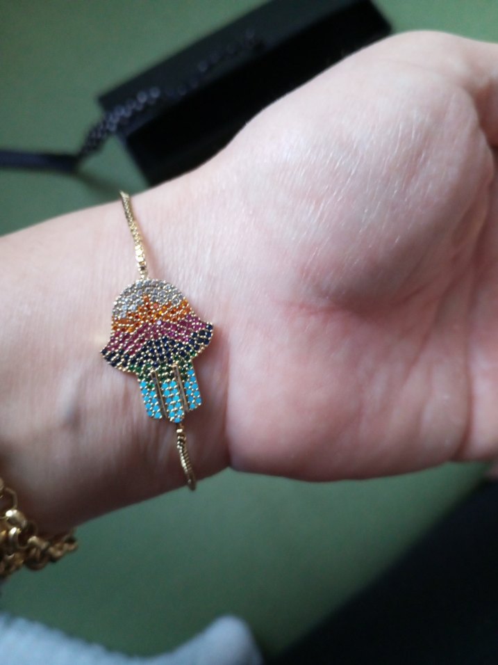 Bohem Çok Renkli Boncuklu Kadın Bileklik - Görsel 2