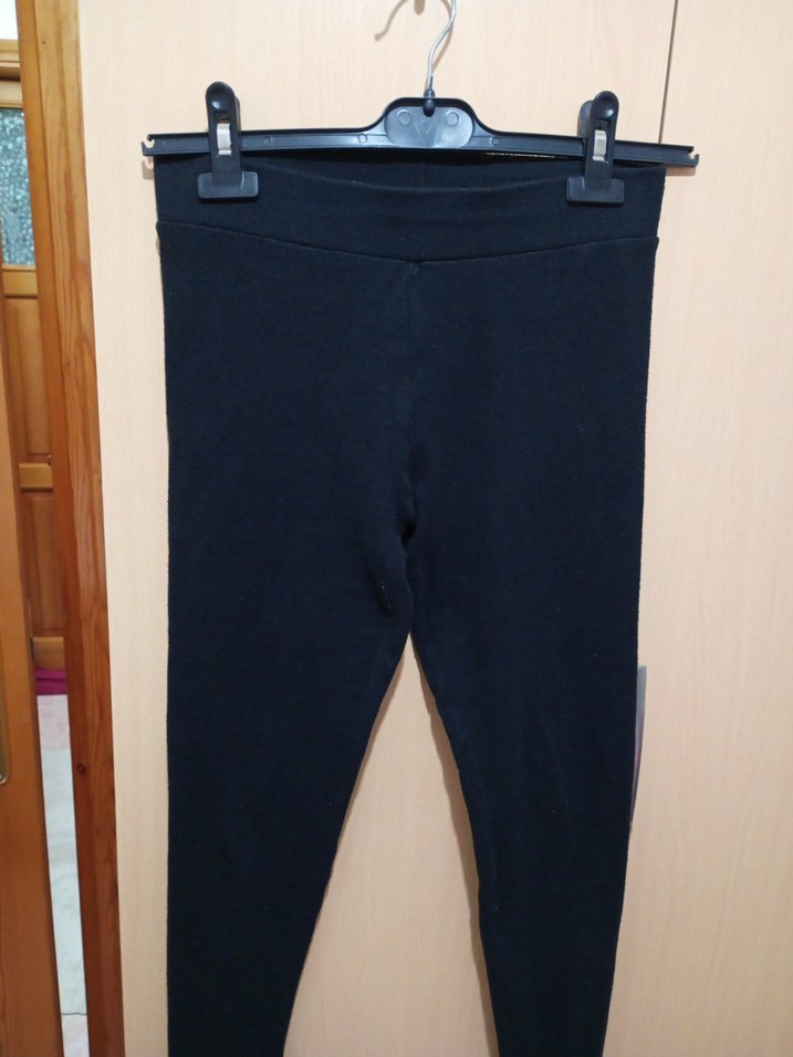 Siyah Kadın Spor Tayt Midi Boy - Görsel 2