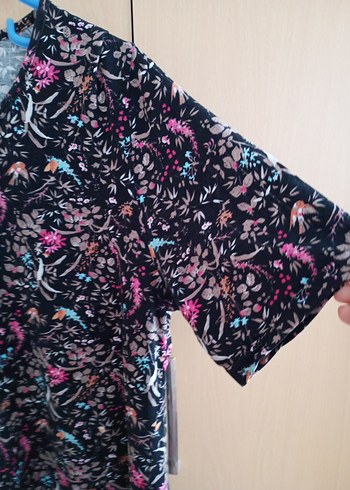 Renkli Desenli elbise - Görsel 3