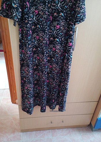 Renkli Desenli elbise - Görsel 2