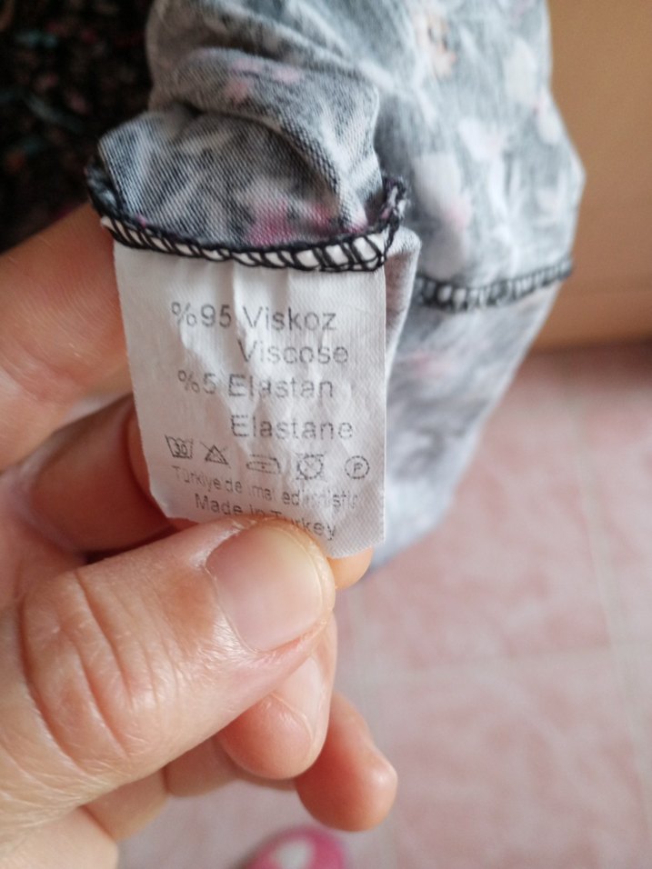 Renkli Desenli elbise - Görsel 5