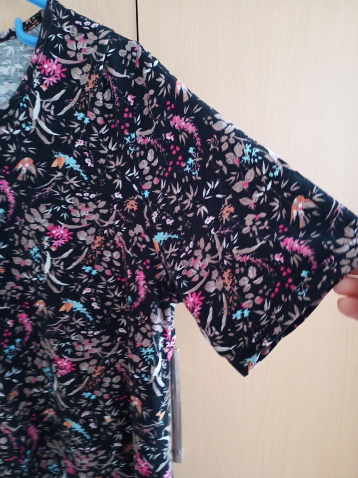 Renkli Desenli elbise - Görsel 3