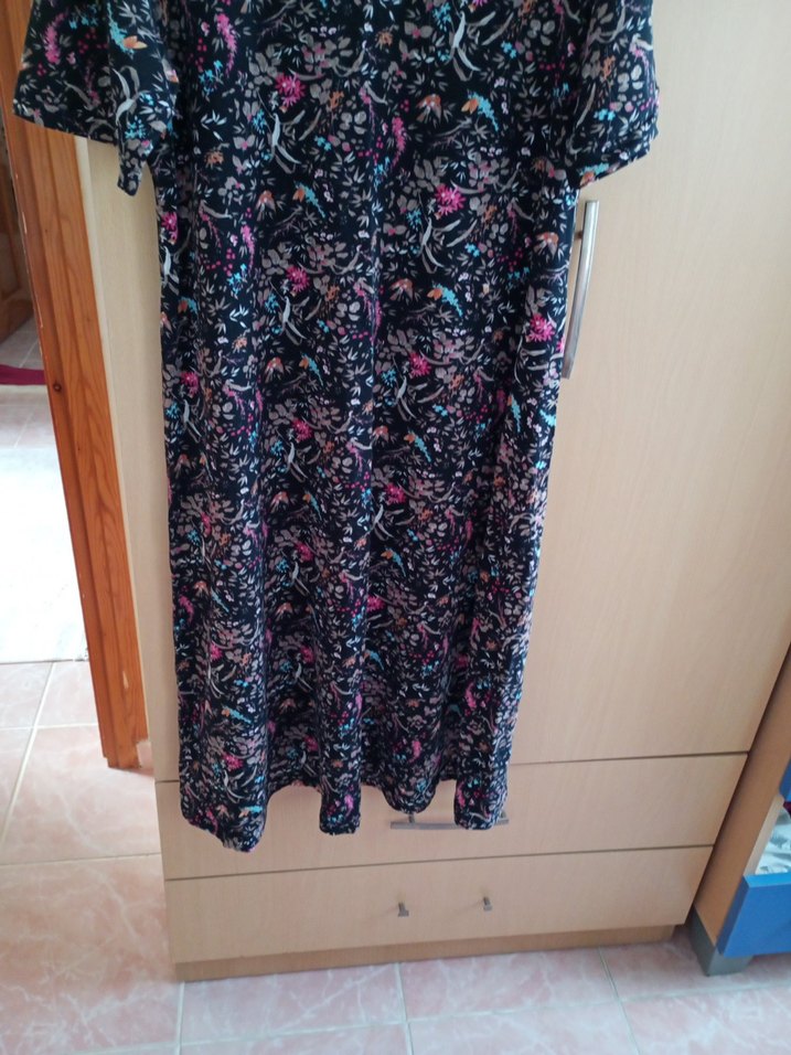 Renkli Desenli elbise - Görsel 2