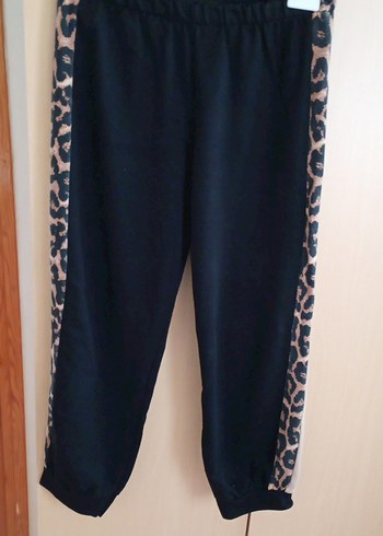 Kahverengi Leopar Desenli Kadın Eşofman Takımı - Görsel 3