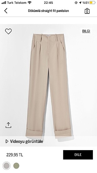 Bershka Pantolon