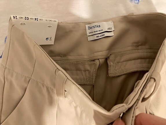 34 Beden ten rengi Renk Pantolon