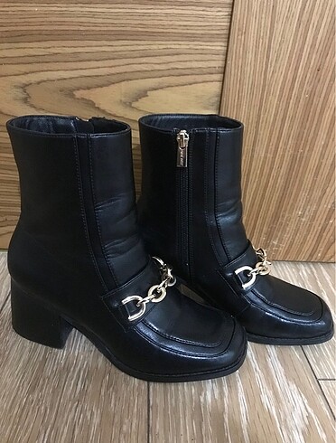 36 Beden Nine West - Siyah Libre Topuklu Bot