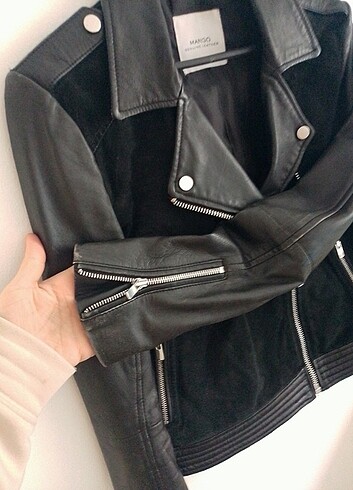 Mango Gerçek Deri Ceket - Görsel 7