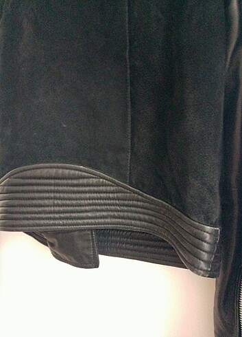 Mango Gerçek Deri Ceket - Görsel 9
