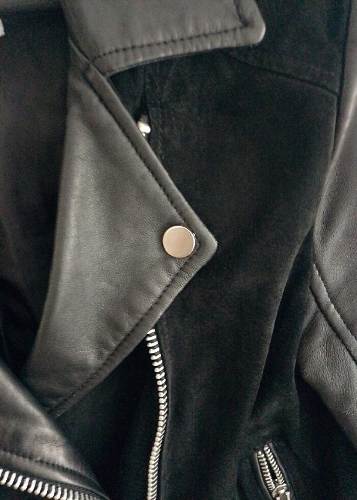 Mango Gerçek Deri Ceket - Görsel 2