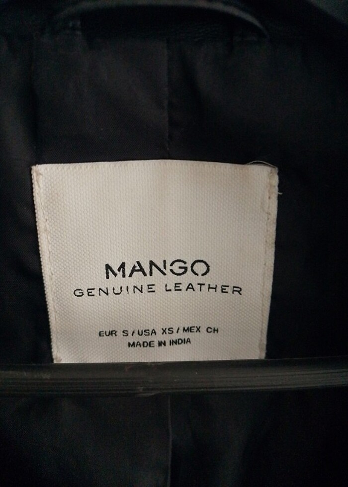 Mango Gerçek Deri Ceket - Görsel 4