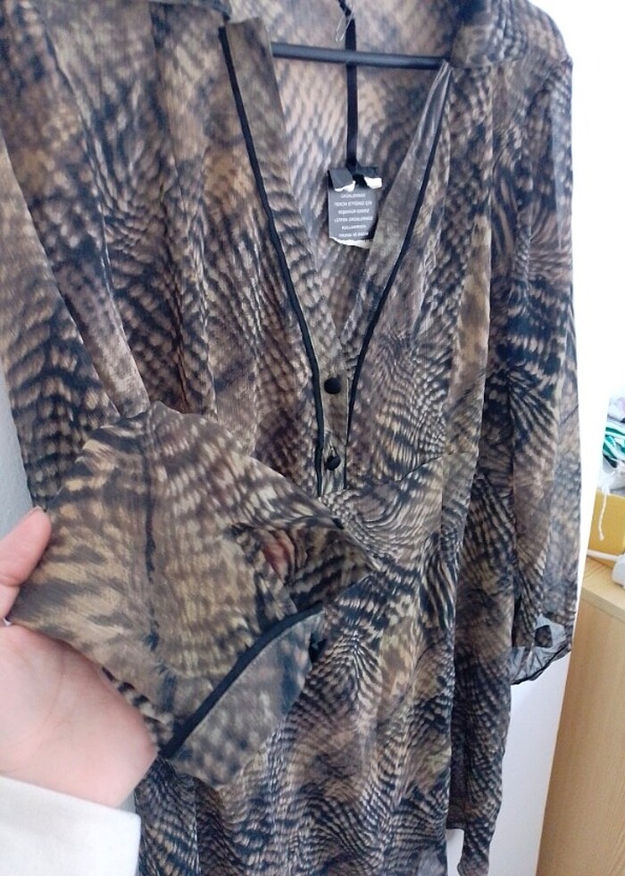 Kadın Gömlek Tunik  - Görsel 4