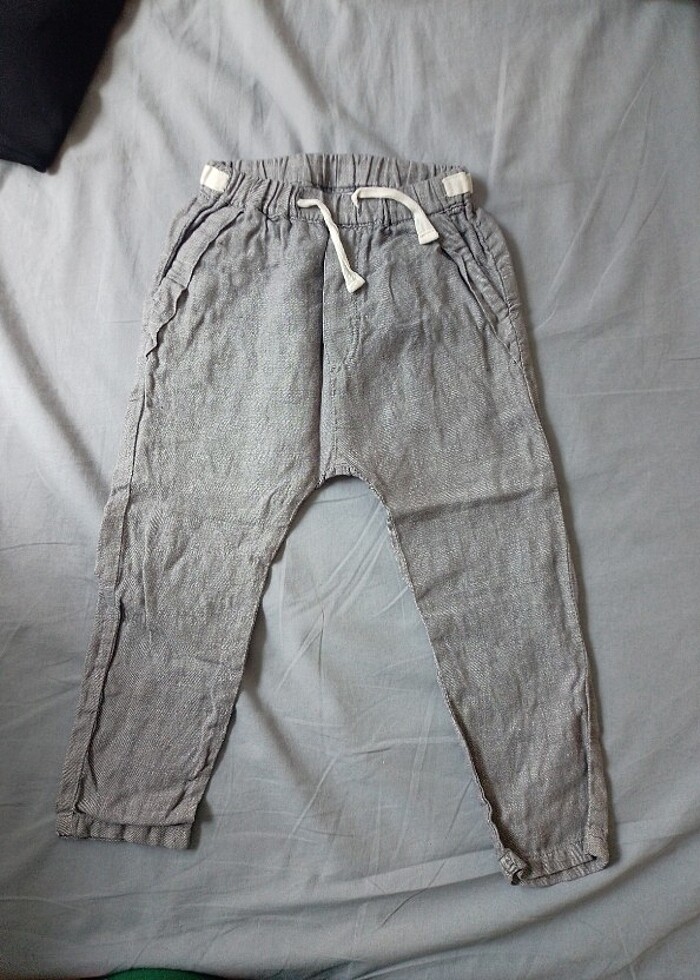 Zara çocuk keten pantolon  - Görsel 2