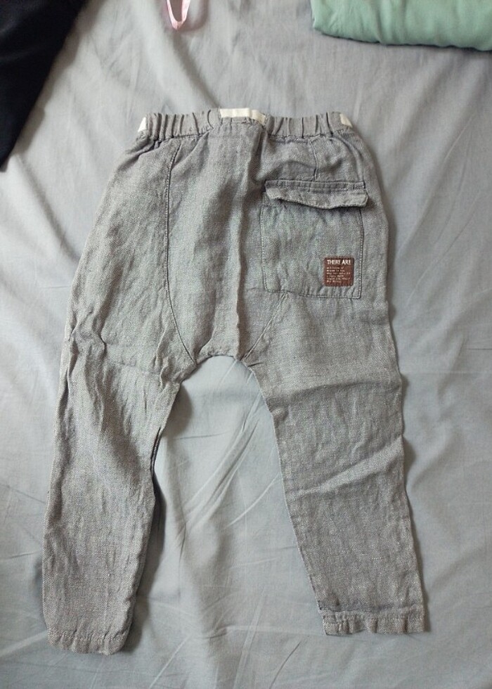 Zara çocuk keten pantolon  - Görsel 4