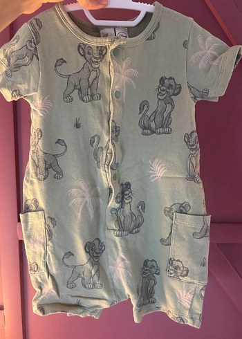 2 ADET Bebek Dinozor Desenli Fermuarlı Tulum - Görsel 4