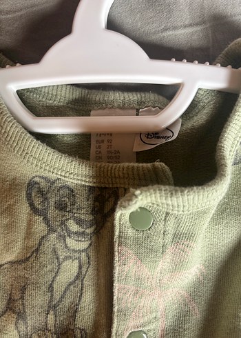 2 ADET Bebek Dinozor Desenli Fermuarlı Tulum - Görsel 6