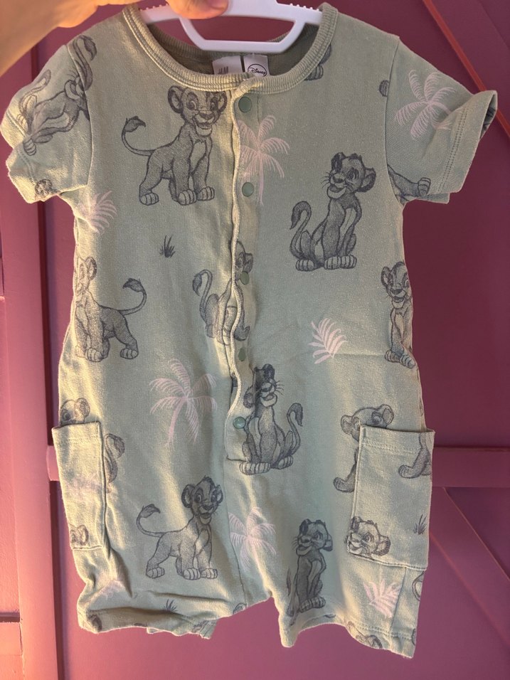 2 ADET Bebek Dinozor Desenli Fermuarlı Tulum - Görsel 4