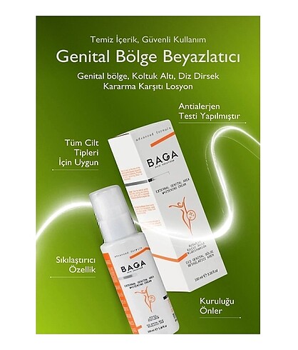 BAGA BEYAZLATICI KREM - Görsel 2