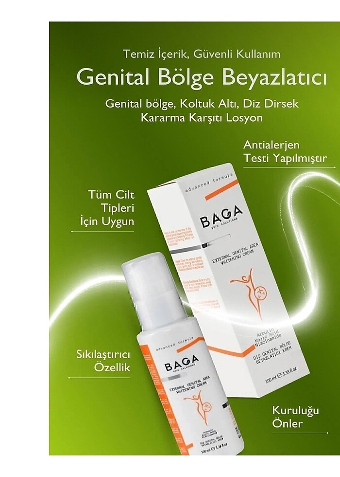 BAGA BEYAZLATICI KREM - Görsel 2