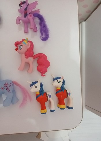  Beden Renk my little pony Minyatür At Figür Oyuncak Seti