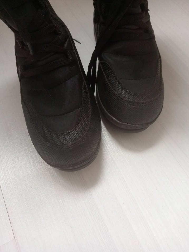 Siyah Kadın Kauçuk Dolgu Topuk Bot - Görsel 5